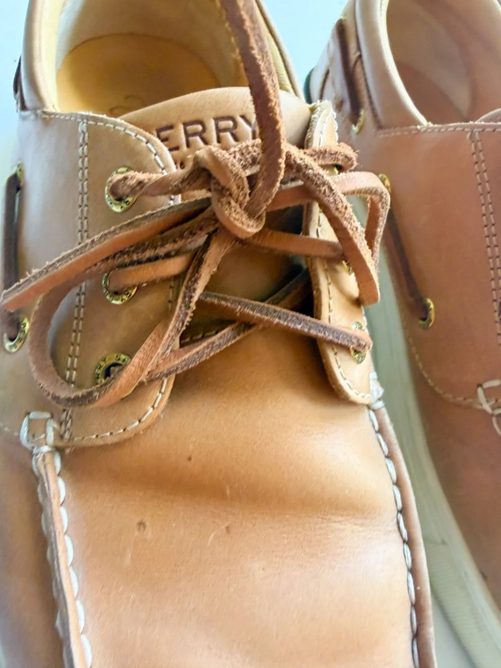 Sperry Shoes Leather Brown 